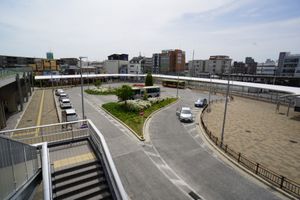 나가츠타역 북쪽 버스 회전로