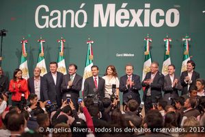 엔리케 페냐 니에토의 대통령 당선 축하 행사