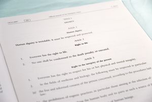 인간의 존엄성과 사형 폐지를 규정한 유럽 연합 기본권 헌장