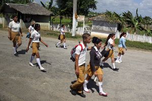 2012년 피나르 델 리오 주의 쿠바 어린이