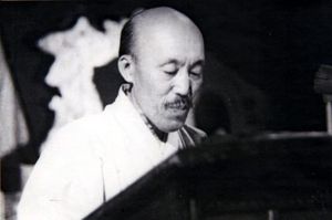 남북연석회의에 참석한 홍명희