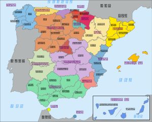 스페인의 행정 구역