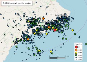 여진 분포 지도