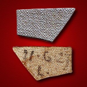 성 루이스의 정신호의 린넨 피복 샘플