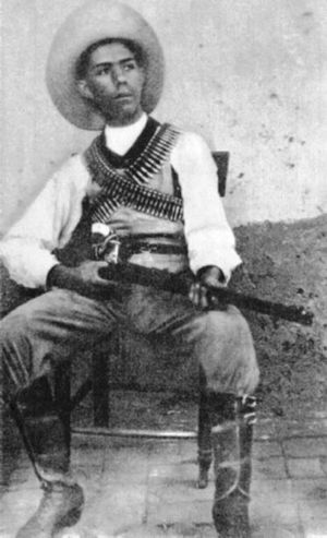 헌법주의 군대(Constitutional Army) 시절의 카르데나스, 1913년경