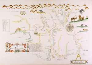 1670년 경의 메인 지도