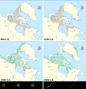 도르셋, 노르드, 툴레 문화 (900-1500)