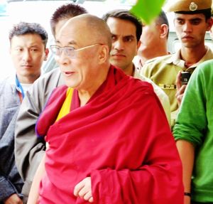 시수(Sissu), 라훌(Lahaul)에서 가르침을 주는 달라이 라마