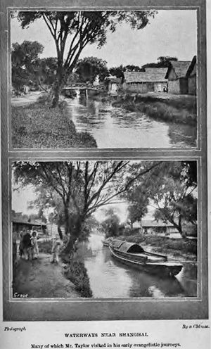 허드슨 테일러는 중국의 운하와 수로를 배로 다니며 전도하고 성경을 배포했습니다