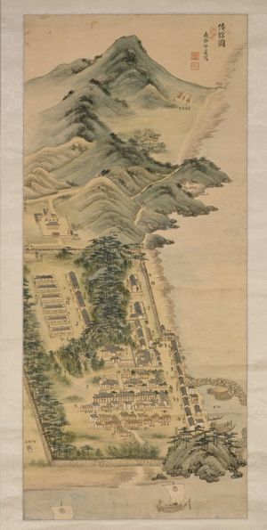 초량왜관전경, 변박(卞璞) 그림(1783년)