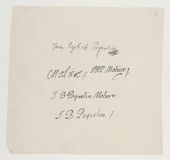 모리에르(Molière)의 서명 견본