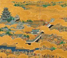 도요토미 가문의 천수〈오사카 여름의 진도 병풍〉