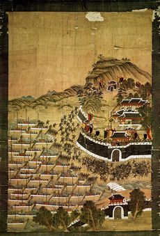 부산진 전투를 그린 부산진순절도