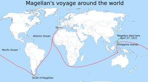 마젤란-엘카노 탐사대의 항로