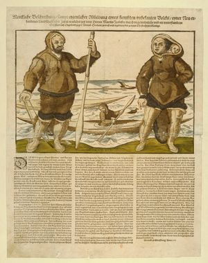 독일어로 작성된 마틴 프로비셔(Martin Frobisher)의 북극 탐험 보고서 중 하나