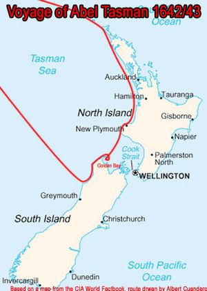 12월 13일: 아벨 타스만이 뉴질랜드를 발견하다.