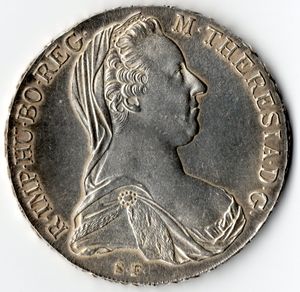 마리아 테레지아가 묘사된 타러