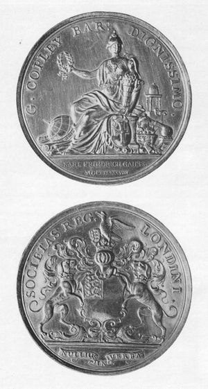 가우스의 코플리 메달(1838)