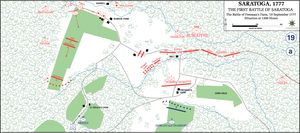 오후 1시 전투 상황도