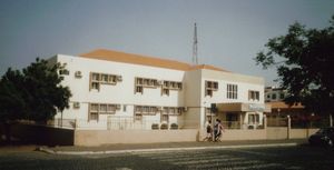 프라이아 주택가의 보건소