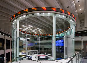 도쿄 증권거래소(Tokyo Stock Exchange), 도쿄도 주오구(Chūō, Tokyo)