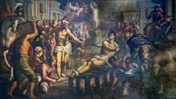 산 자코모 델로리오 (베네치아) - 팔마 일 조바네의 로렌스 성인의 순교