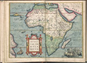 아브라함 오르텔리우스의 아프리카 지도 (1584)