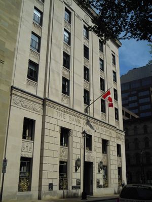 핼리팩스에 위치한 노바스코샤 은행