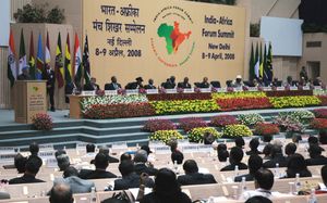 2008년 뉴델리에서 열린 제1차 인도-아프리카 포럼 정상회의