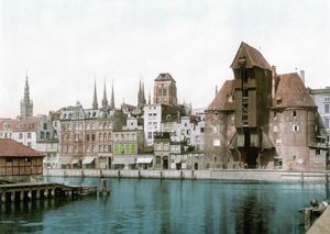 단치히 크란토르 해안가 (엽서, 1900년경)