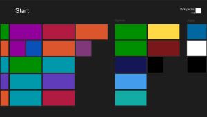 Windows RT 시작 화면 이미지