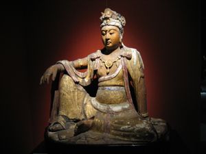 송나라(960–1279)의 나무 보살