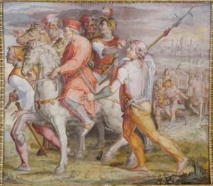 코시모의 망명, 베키오 궁전