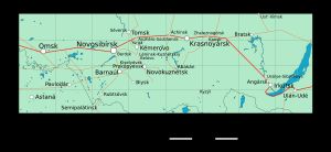 시베리아 남부의 주요 도시