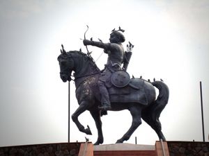 델리 킬라 라이 피토라의 조각상