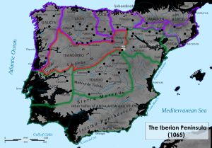 map of Iberia 1060