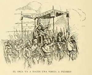 피사로를 만나러 온 잉카인들