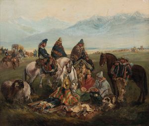 요한 모리츠 루헨다스의 작품 칠레 후아소들(1836년)