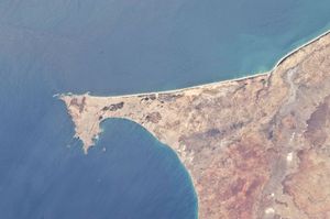 2011년 국제우주정거장에서 바라본 다카르