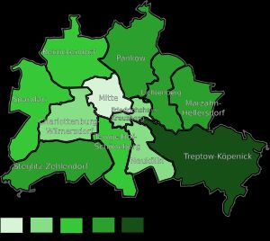 2020년 12월 31일 기준, 이주 배경이 없는 베를린 주민(구별)