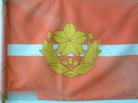 보병중대기(甲). 3등육좌(소좌 상당)가 중대장 지정직인 부대, 보병연대 예하 중대나 사단 등의 직할 보병직종 중대 등에는 이 깃발이 수여된다.