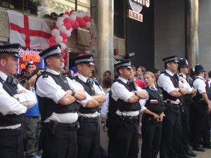 2006년 월드컵에서 인파 통제를 하는 경찰