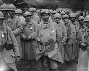 1916년 솜므 전투 당시 프랑스 병사들