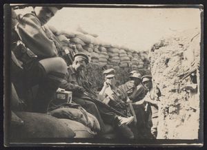 전선 ANZAC 병사.