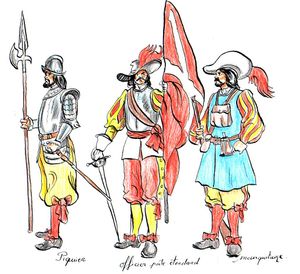 테르시오 병사들: 척탄병, 기수, 그리고 머스케터