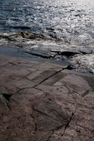 페트로자보츠크–오네가호 부근의 암각화 공원, 러시아