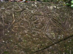 트리니다드에서 유일하게 알려진 아메리카 원주민 암각화