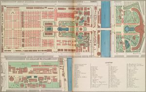 1889년 파리 만국박람회 계획도