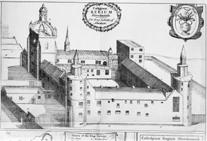 1661년 킹스 칼리지 그림