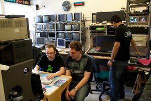 제임스 칼리지(James College)에 위치한 요크 학생 텔레비전(YSTV) 제어실